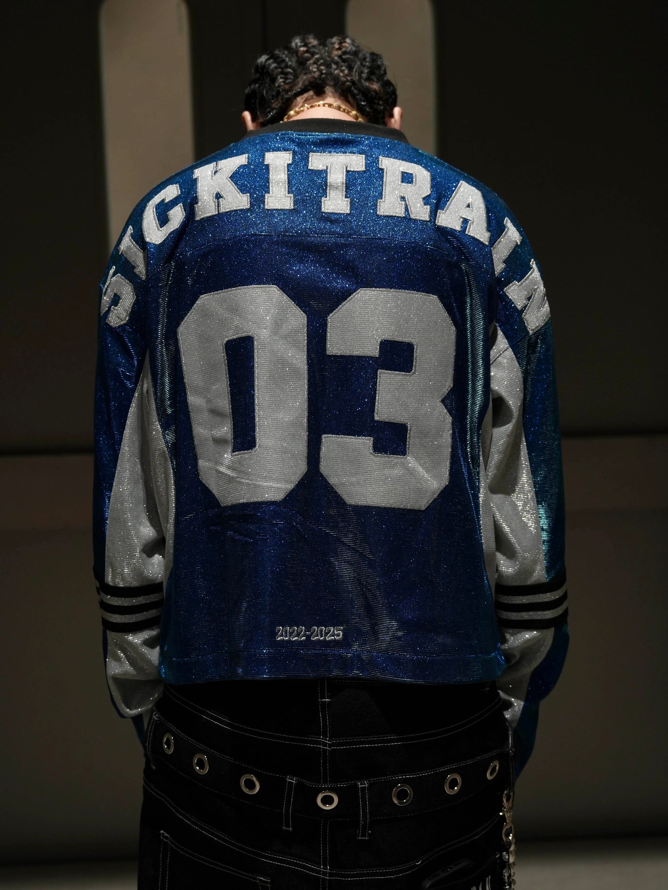 SICK IT RAIN 03 メタリック 長袖ストリートジャケット