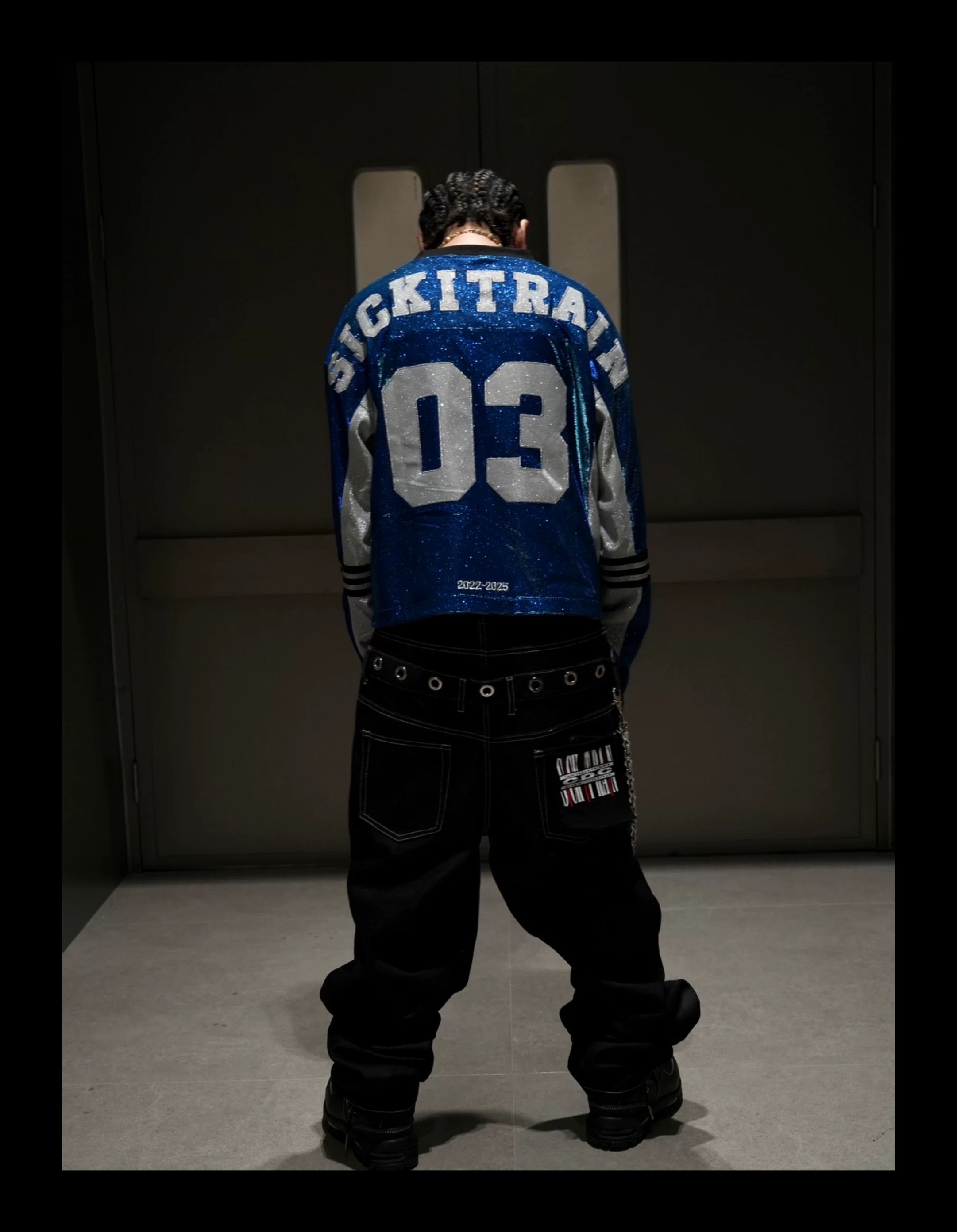 SICK IT RAIN 03 メタリック 長袖ストリートジャケット