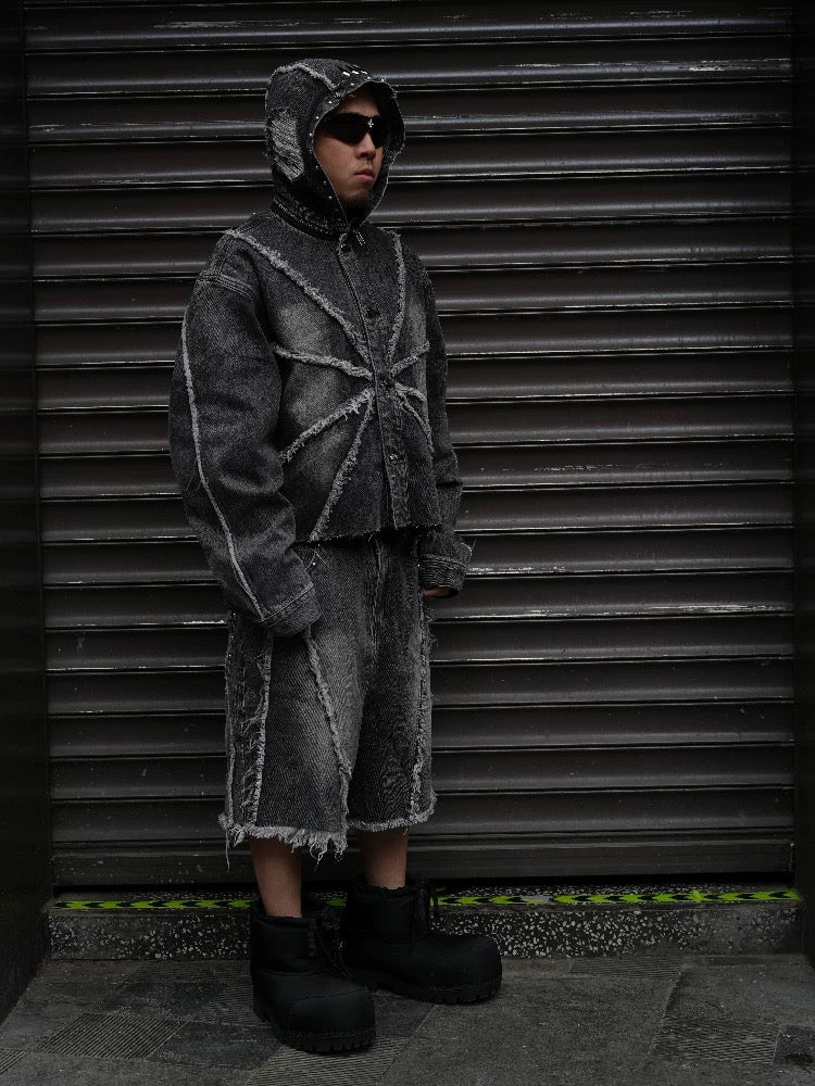 SICK IT RAIN 25SS グレー デニムパンツ