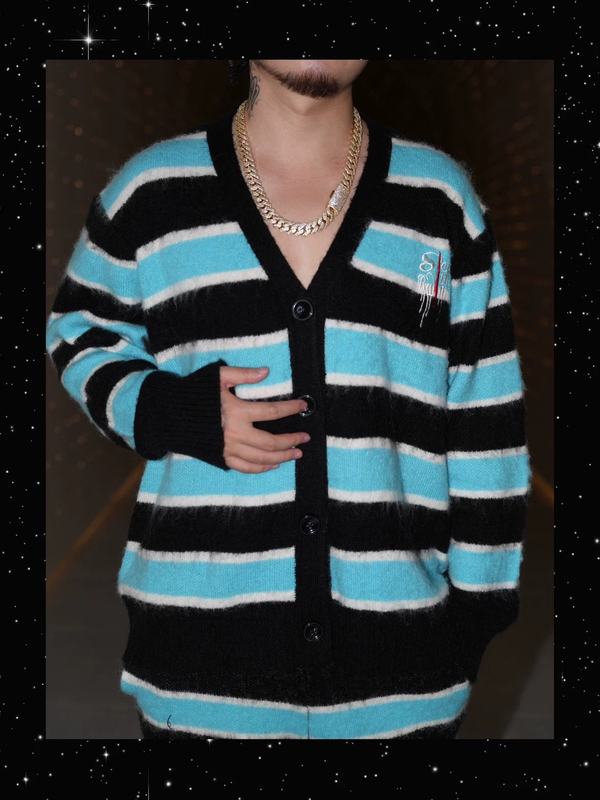 SICK IT RAIN ボーダーニット セットアップ