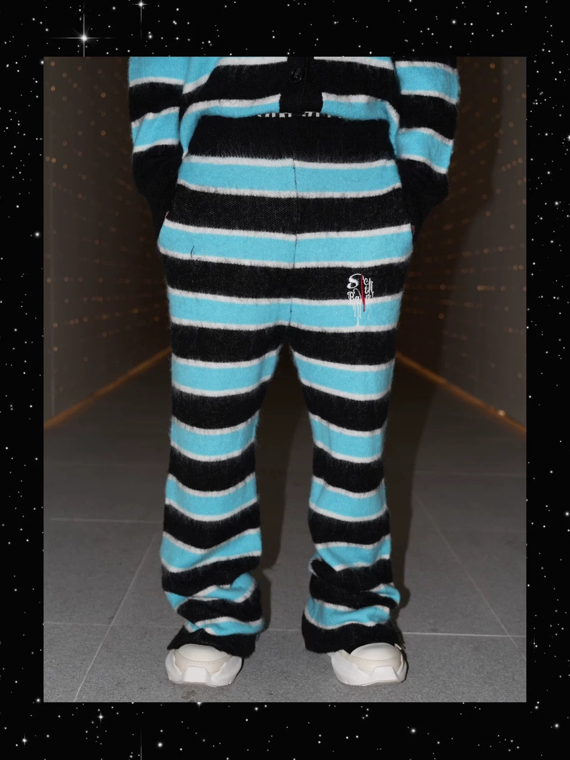 SICK IT RAIN ボーダーニット セットアップ