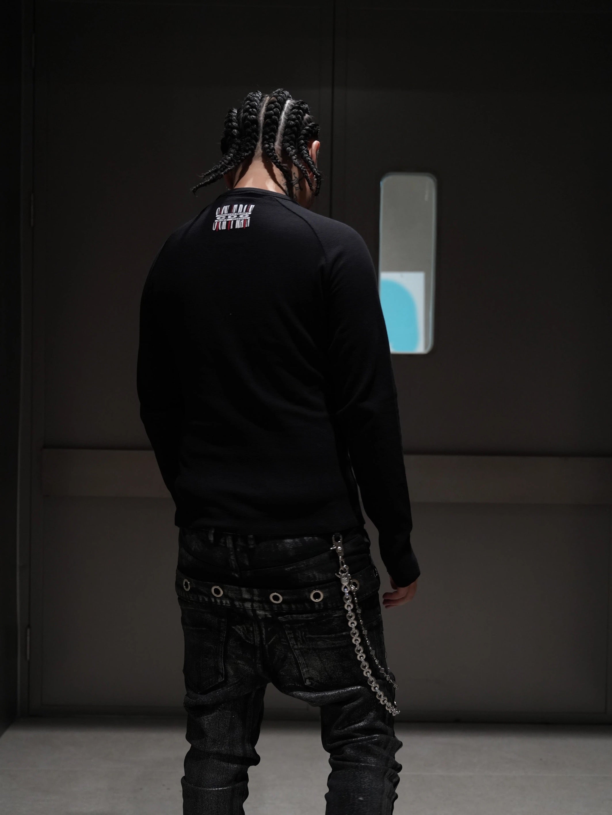 SICK IT RAIN ボディラインフィット ロングスリーブT