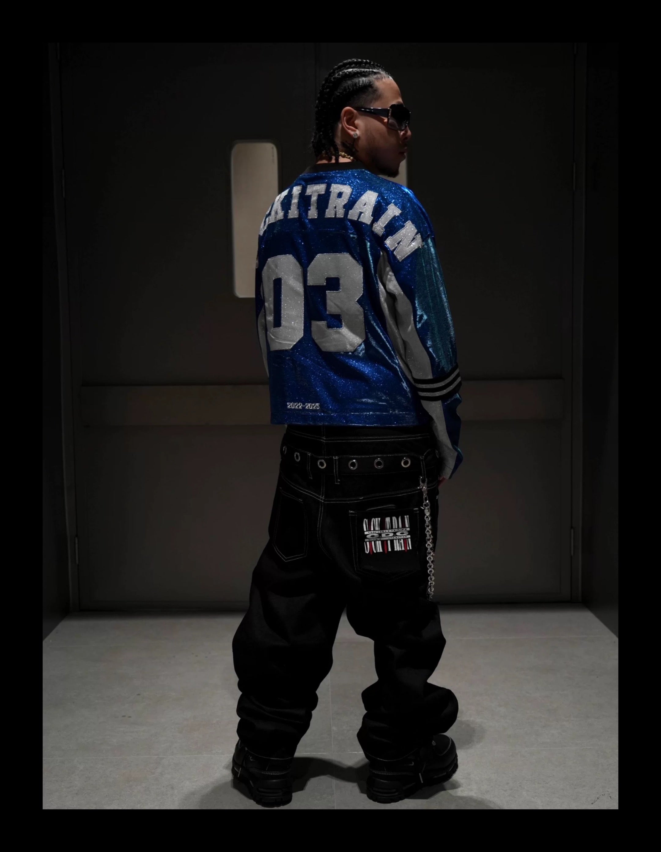 SICK IT RAIN 03 メタリック 長袖ストリートジャケット