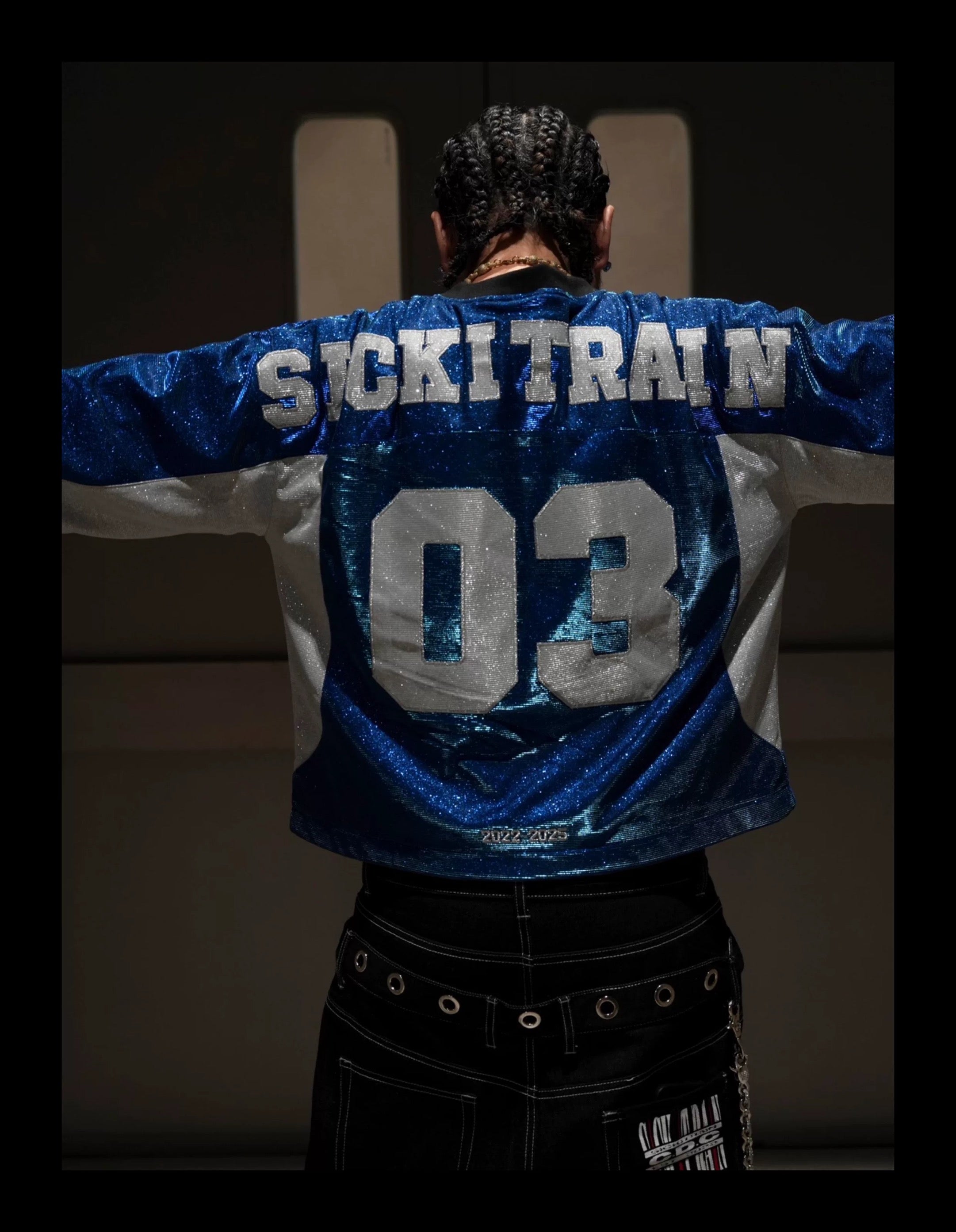 SICK IT RAIN 03 メタリック 長袖ストリートジャケット