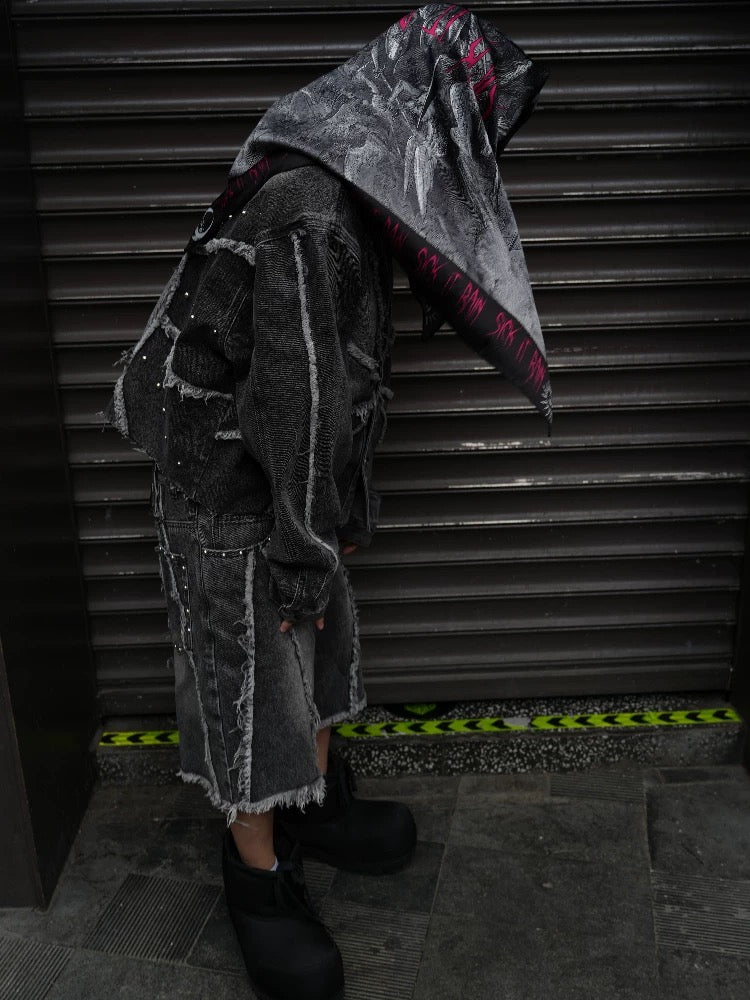 SICK IT RAIN 25SS  グレー デニムパンツ