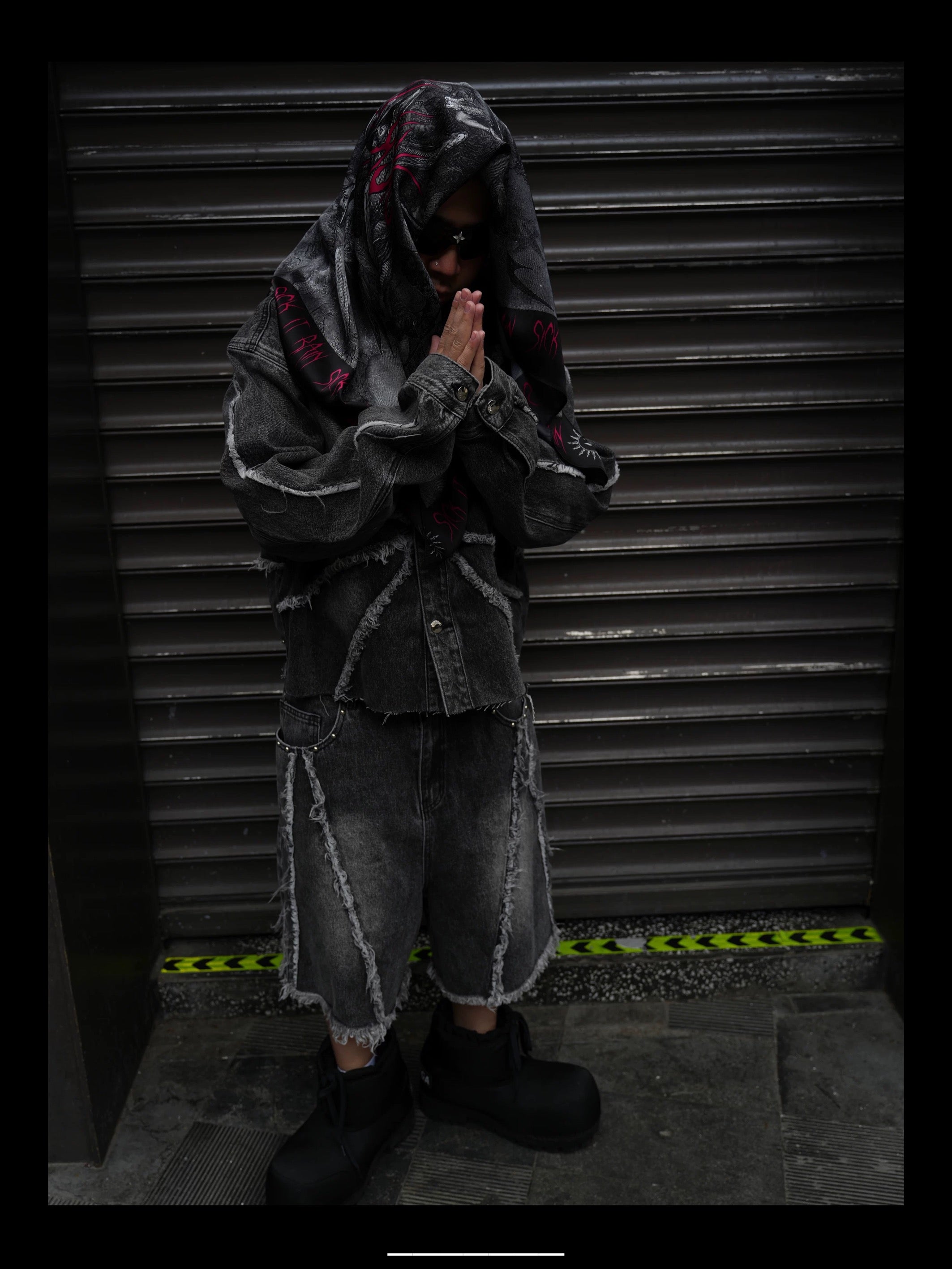SICK IT RAIN 25SS  グレー デニムジャケット