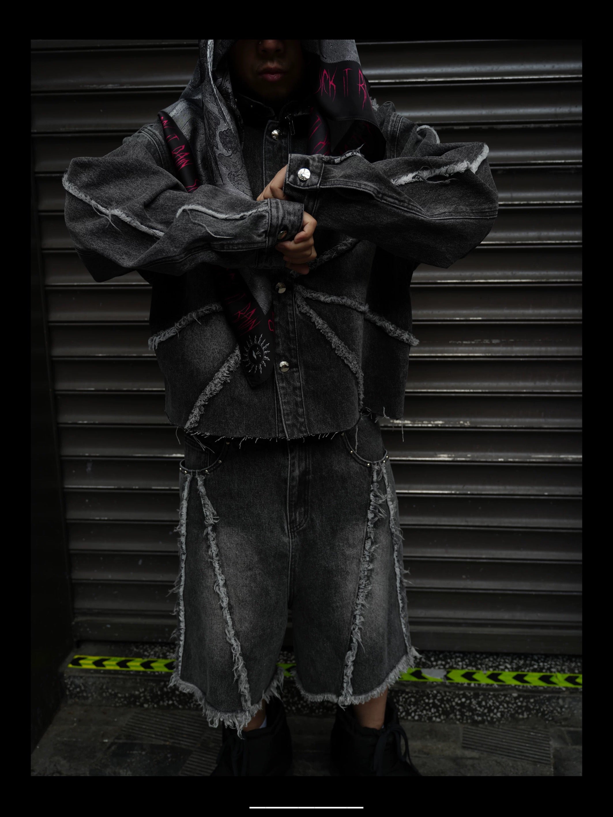 SICK IT RAIN 25SS  グレー デニムジャケット