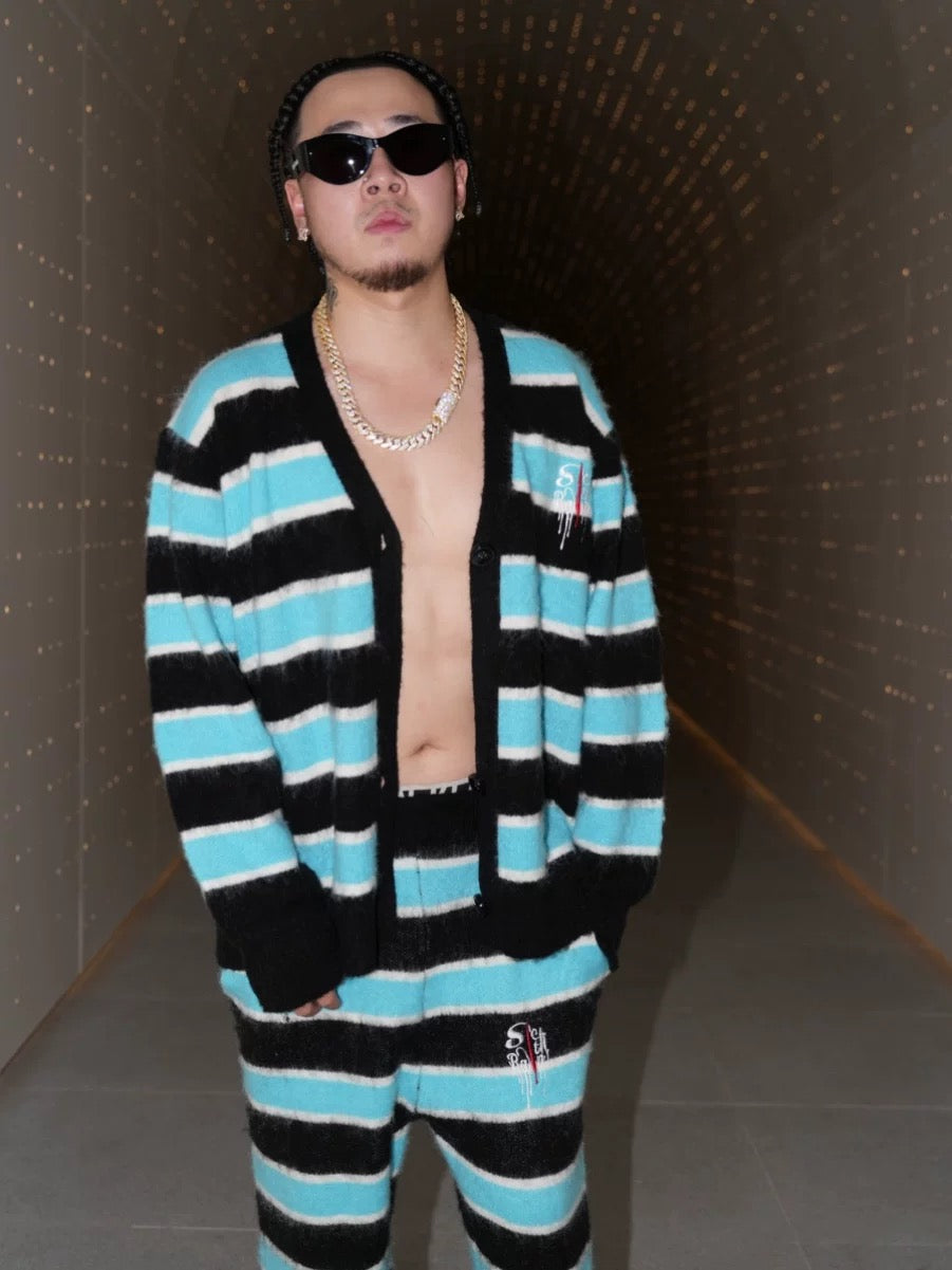 SICK IT RAIN ボーダーニット セットアップ