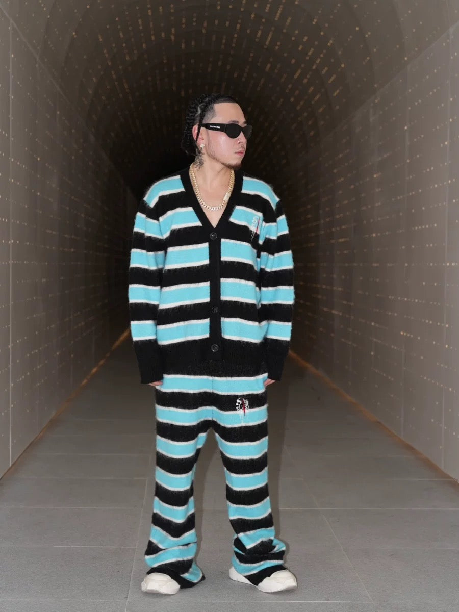 SICK IT RAIN ボーダーニット セットアップ