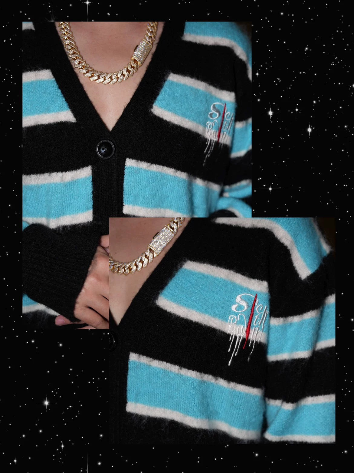 SICK IT RAIN ボーダーニット セットアップ