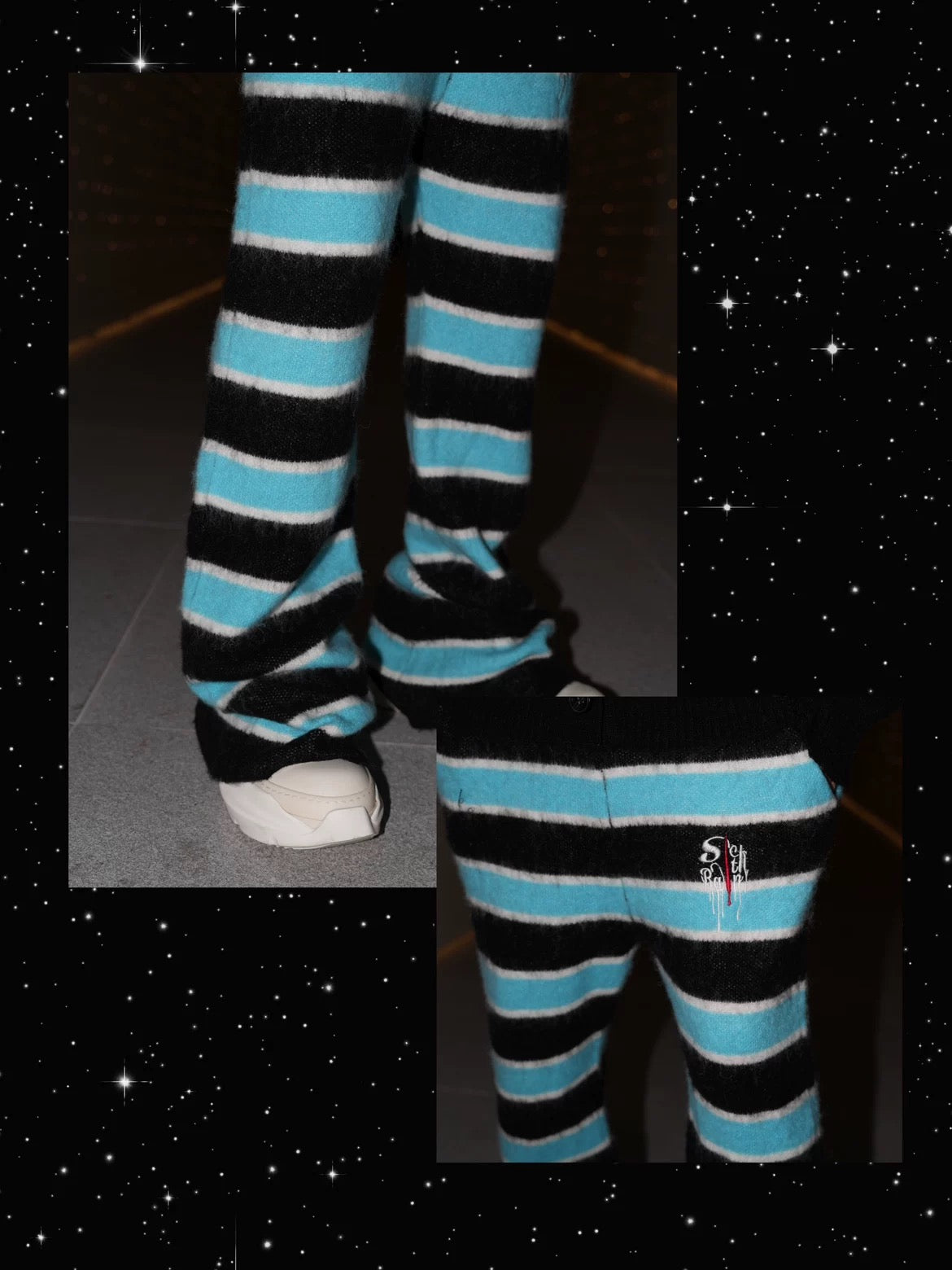 SICK IT RAIN ボーダーニット セットアップ